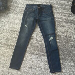 Express performance stretch legging low rise, size 4 short